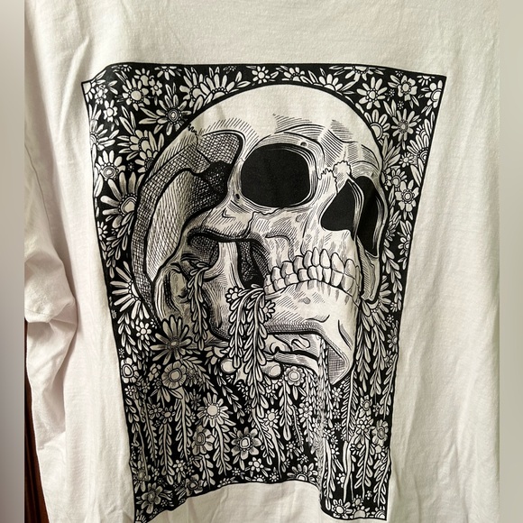 DANIELE VINCENTINI Reborn Awesome Skull graphic tee. Size XL. - Picture 2 of 4